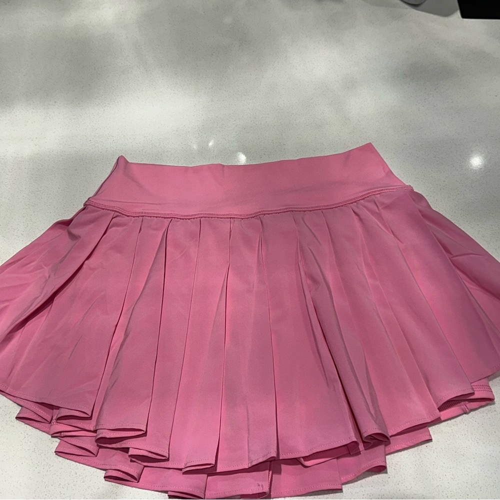 Aerie Pink pleated tennis Mini Skirt